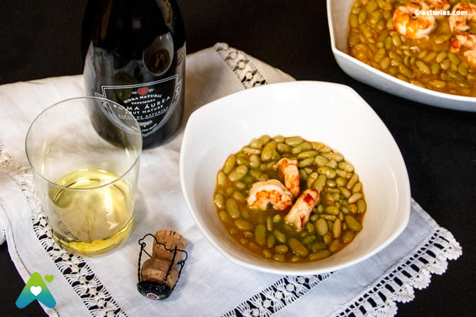 Receta verdinas con langostinos