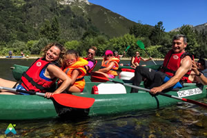 Descenso del Sella en canoa