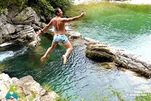 Río Dobra, Olla de San Vicente