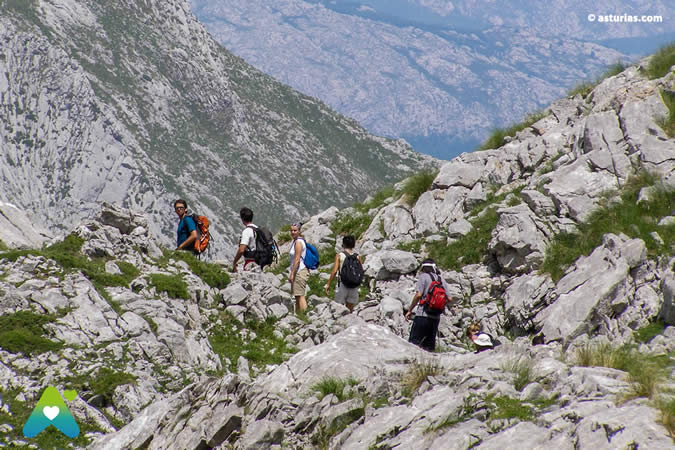 Route vers Collado Cerredo