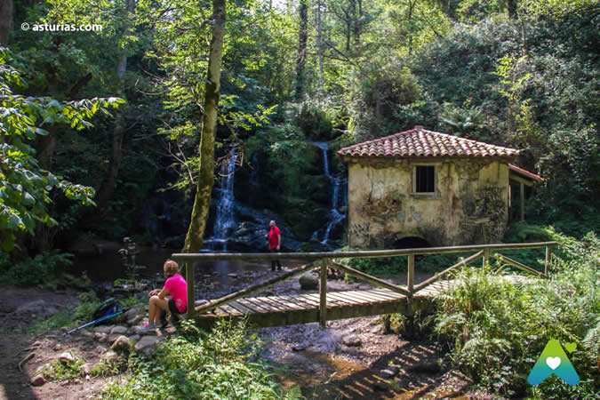 The route of the mills in Villaviciosa