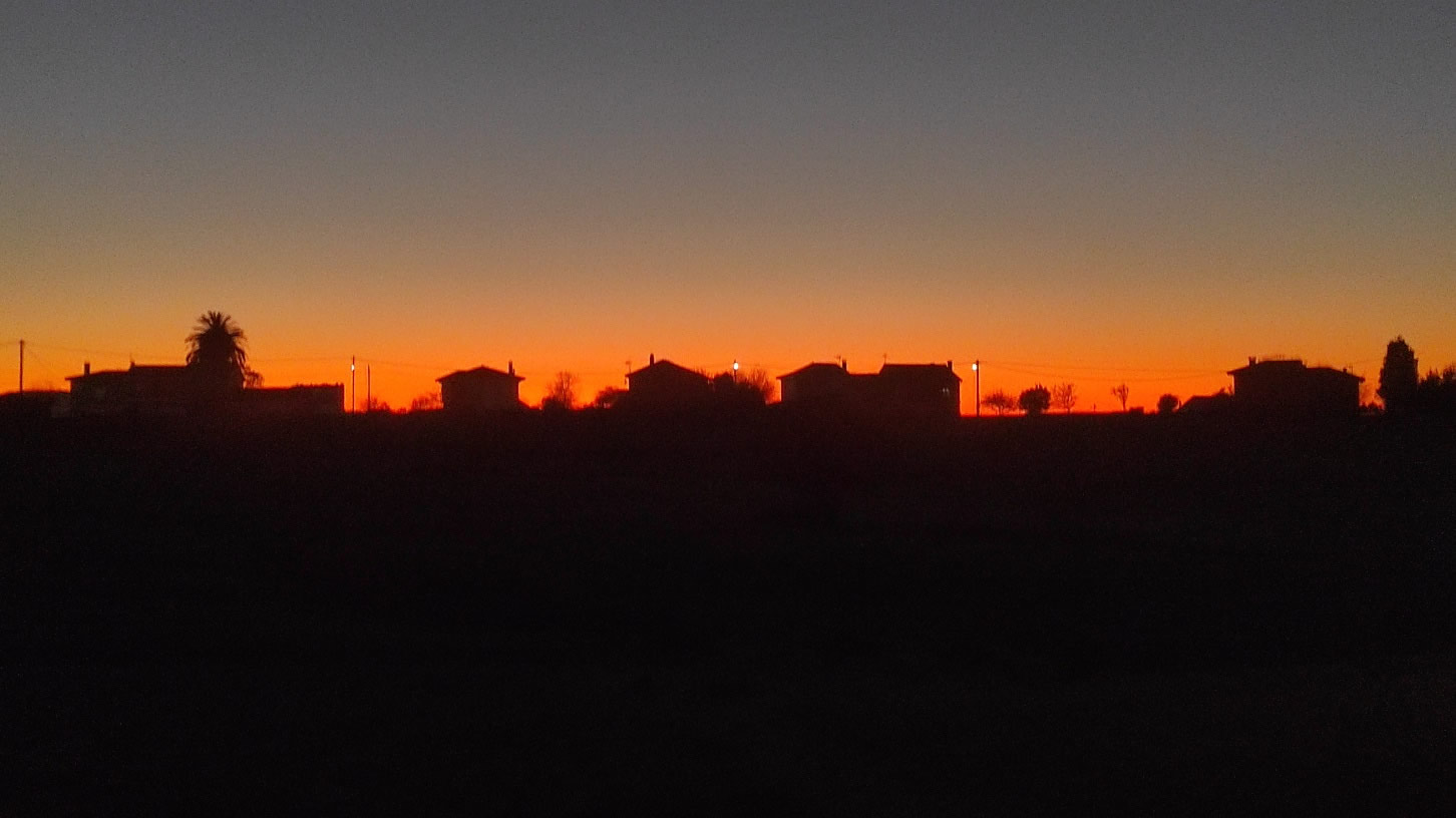 Atardecer en Lluces