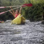 Descenso del Eo en canoa