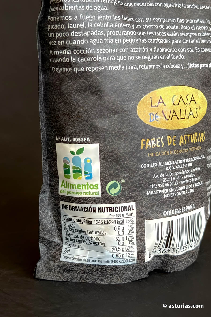 Fabas para fabada con IGP
